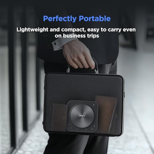 Wireless Bluetooth Microphone Conference Speakerphone, 360° Omnidirectional 8-Array Microphones O285