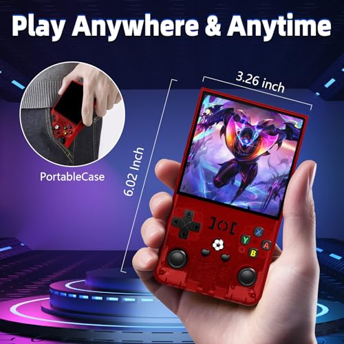 Black 4.0 Inch IPS Screen 64GB Retro Handheld Game Console S2688