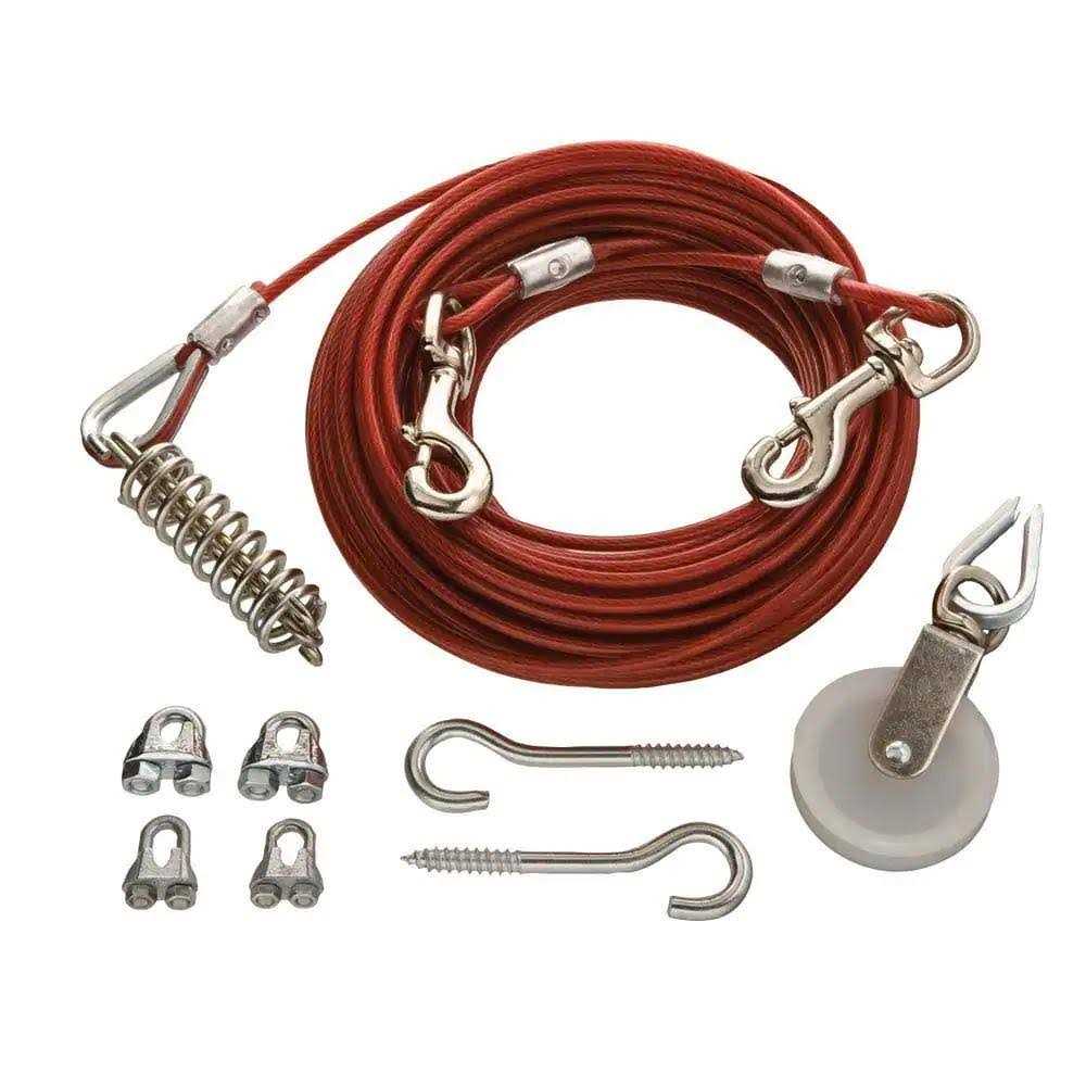 Galvanized Dog Run Cable Exerciser Kit S434780