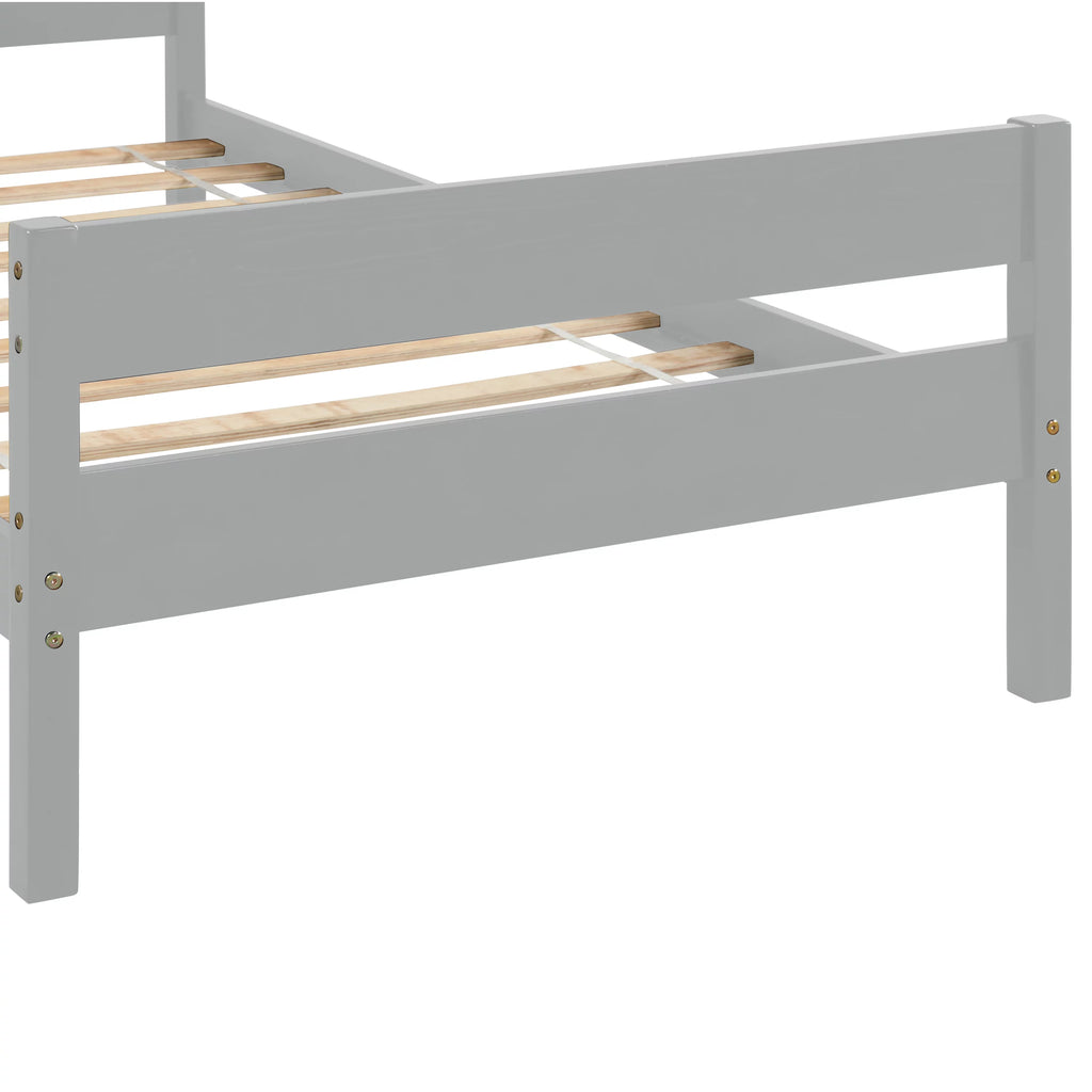 Twin Bed with Headboard and Footboard W6810