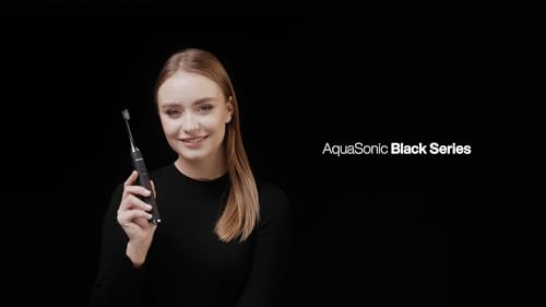Black Series Ultra Whitening Electric Toothbrush with 8 Brush Heads Y91680