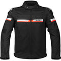 Mesh Motorcycle Riding Jacket CE Armored Breathable Black 2X-Large T695680