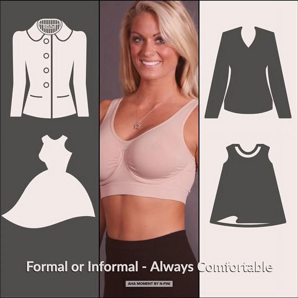 Black Seamless Non-padded Underwire Bra M9328