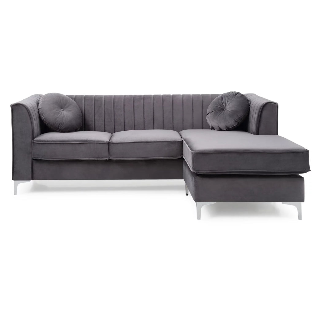 Gray Sofa Chaise P598356