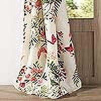 Botanical Curtain Panel 4 Piece Set Q430278