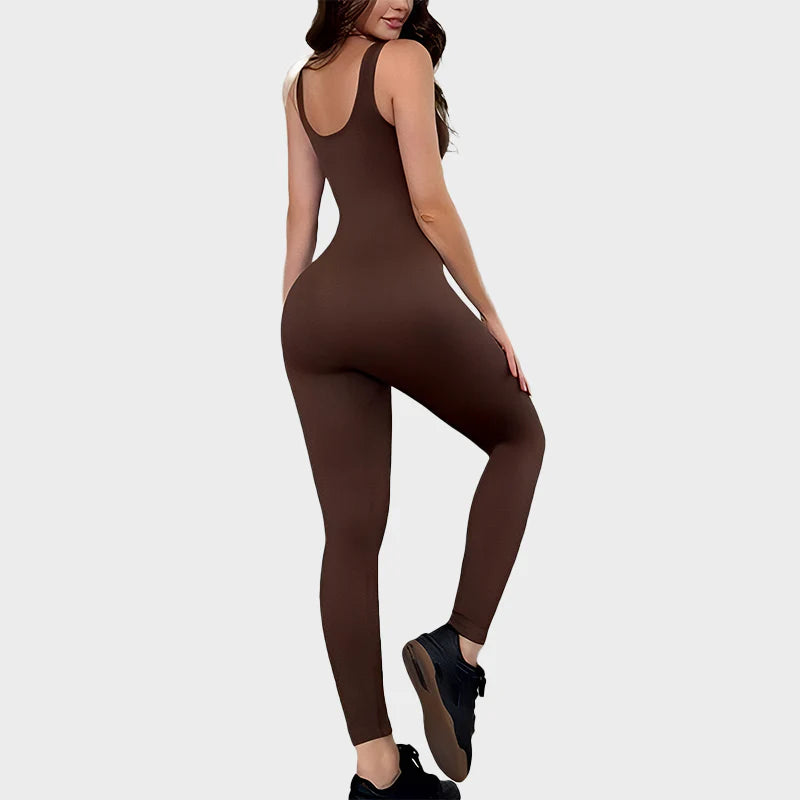 Square Neck Sport Jumpsuit M59483