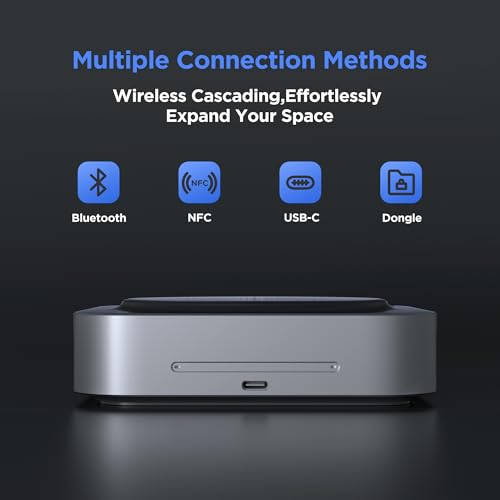 Wireless Bluetooth Microphone Conference Speakerphone, 360° Omnidirectional 8-Array Microphones O285